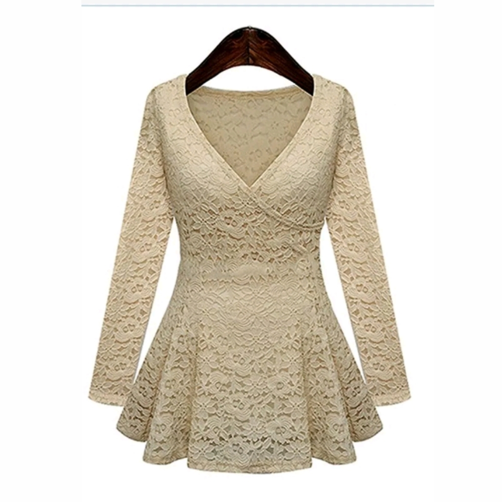 Leadingstar Women's Sexy Long Sleeve Deep V-neck F